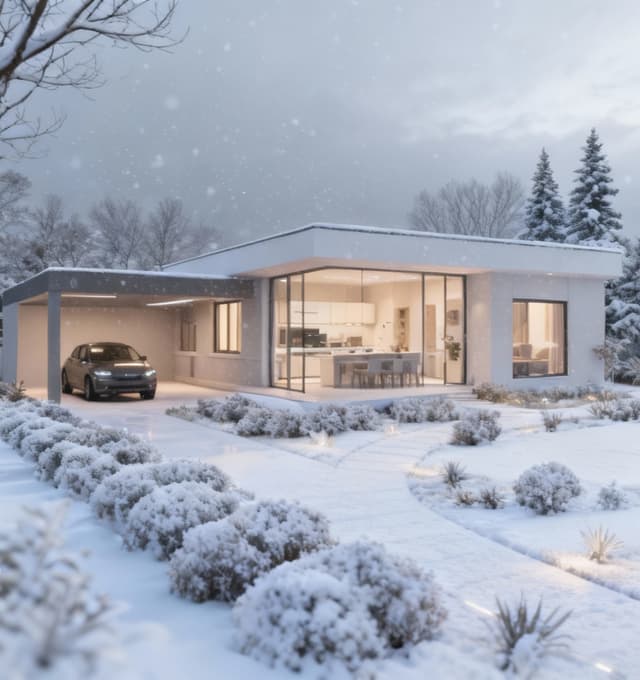 Winterliches Rendering